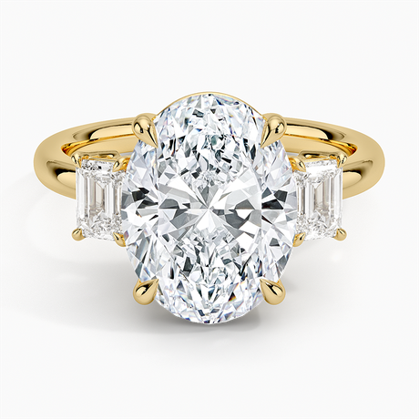 Rhiannon Emerald Cut Three Stone Diamond Ring (1/2 ct. tw.)