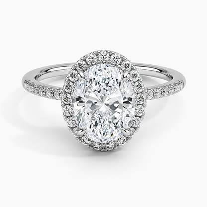 Cambria Halo Diamond Ring