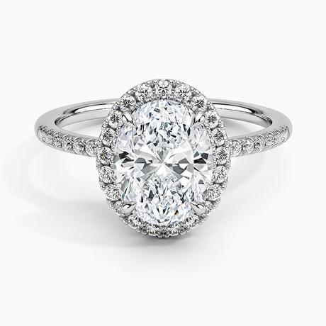 Cambria Halo Diamond Ring