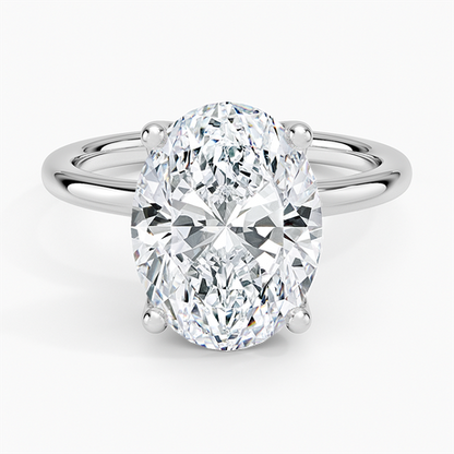Fleur Solitaire Ring