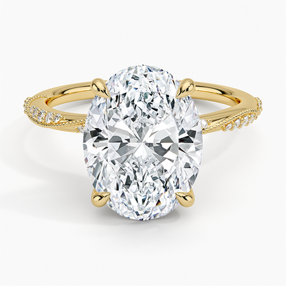 Camellia Hidden Accent 1.5mm Diamond Ring