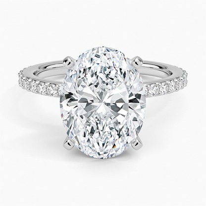 Petite Shared Prong Three-Quarter Coverage Diamond Ring (1/3 ct. tw.)
