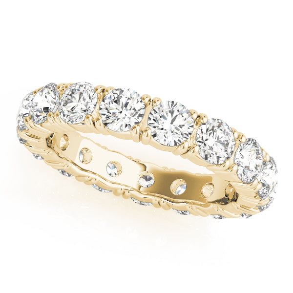 Diamond Eternity Band, Diamond Eternity Ring, 14K White Gold Diamond Eternity Band. Womens Anniversary Ring.