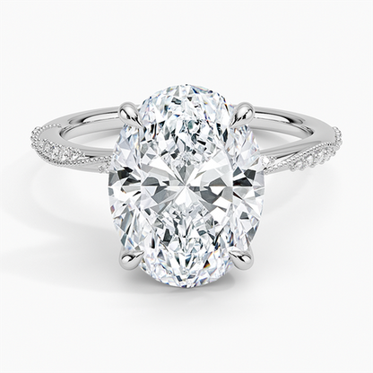 Camellia Hidden Accent 1.5mm Diamond Ring