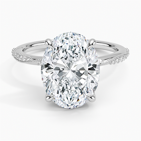 Camellia Hidden Accent 1.5mm Diamond Ring
