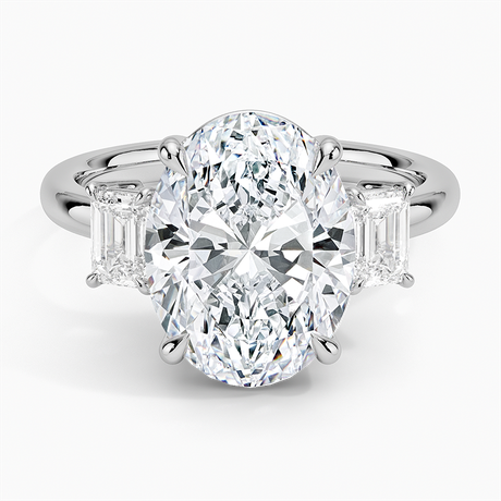 Rhiannon Emerald Cut Three Stone Diamond Ring (1/2 ct. tw.)