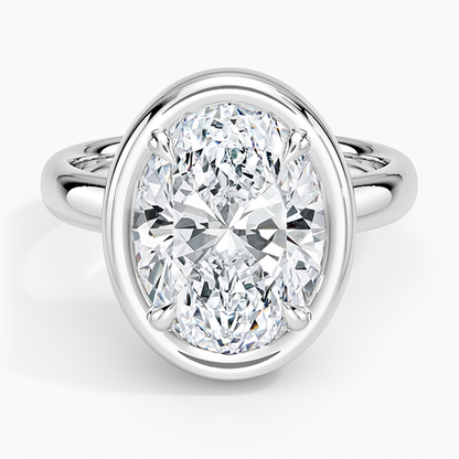 Andrea Bezel Prong Ring