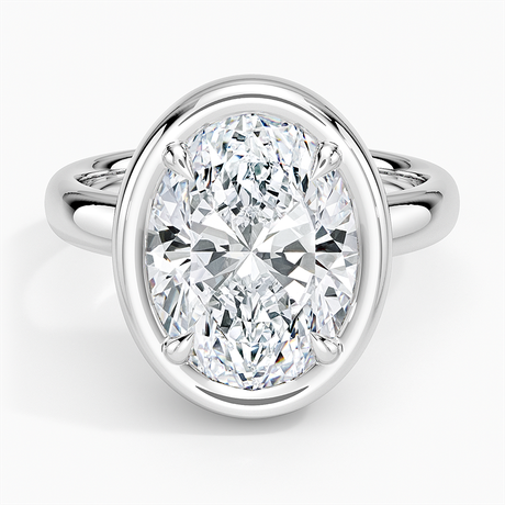 Andrea Bezel Prong Ring