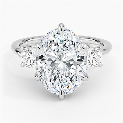 Luxe Delilah Three Stone Diamond Ring