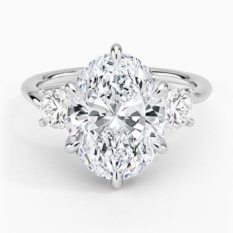 Luxe Delilah Three Stone Diamond Ring