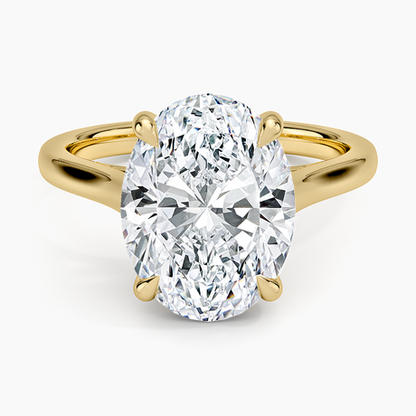 2mm Provence Solitaire Ring