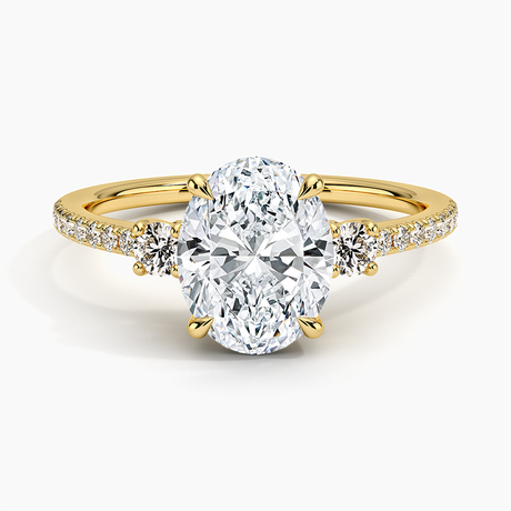 Lyra Three Stone Diamond Ring (1/4 ct. tw.)