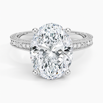 Hudson Engraved Diamond Ring