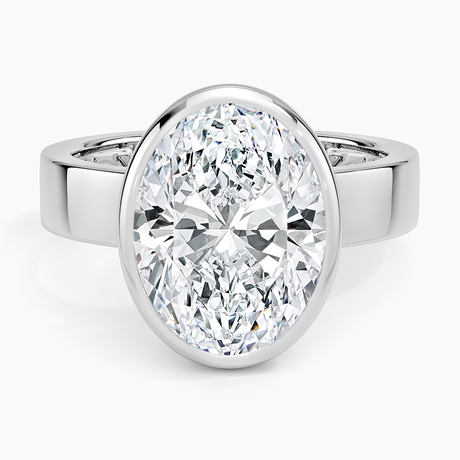 Peyton Bezel Diamond Solitaire Ring