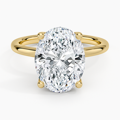 Fleur Solitaire Ring