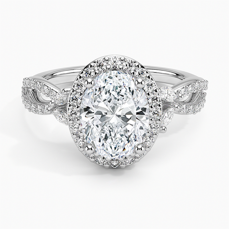 Luxe Willow Halo Diamond Ring (2/5 ct. tw.)