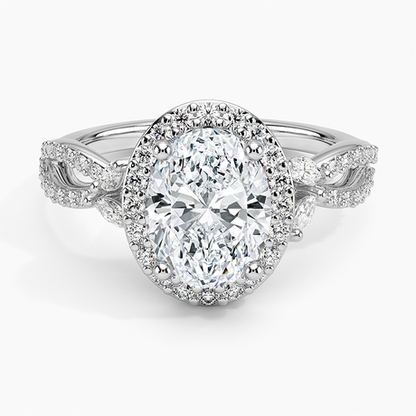 Luxe Willow Halo Diamond Ring (2/5 ct. tw.)