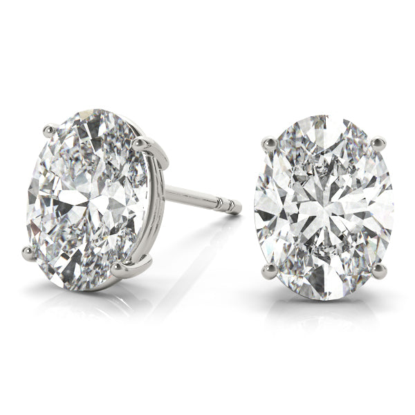 Certified Lab Diamond Earrings 