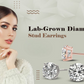14Kt Gold Lab Grown Diamond Earrings