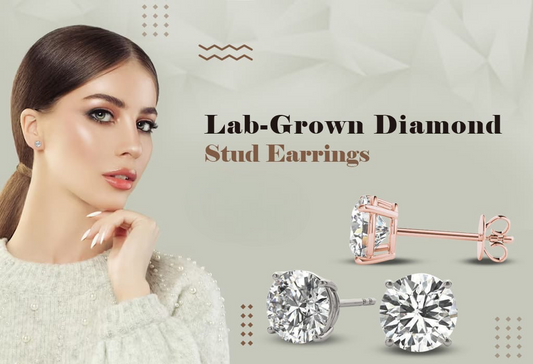 Lab Grown Diamond Stud Earrings