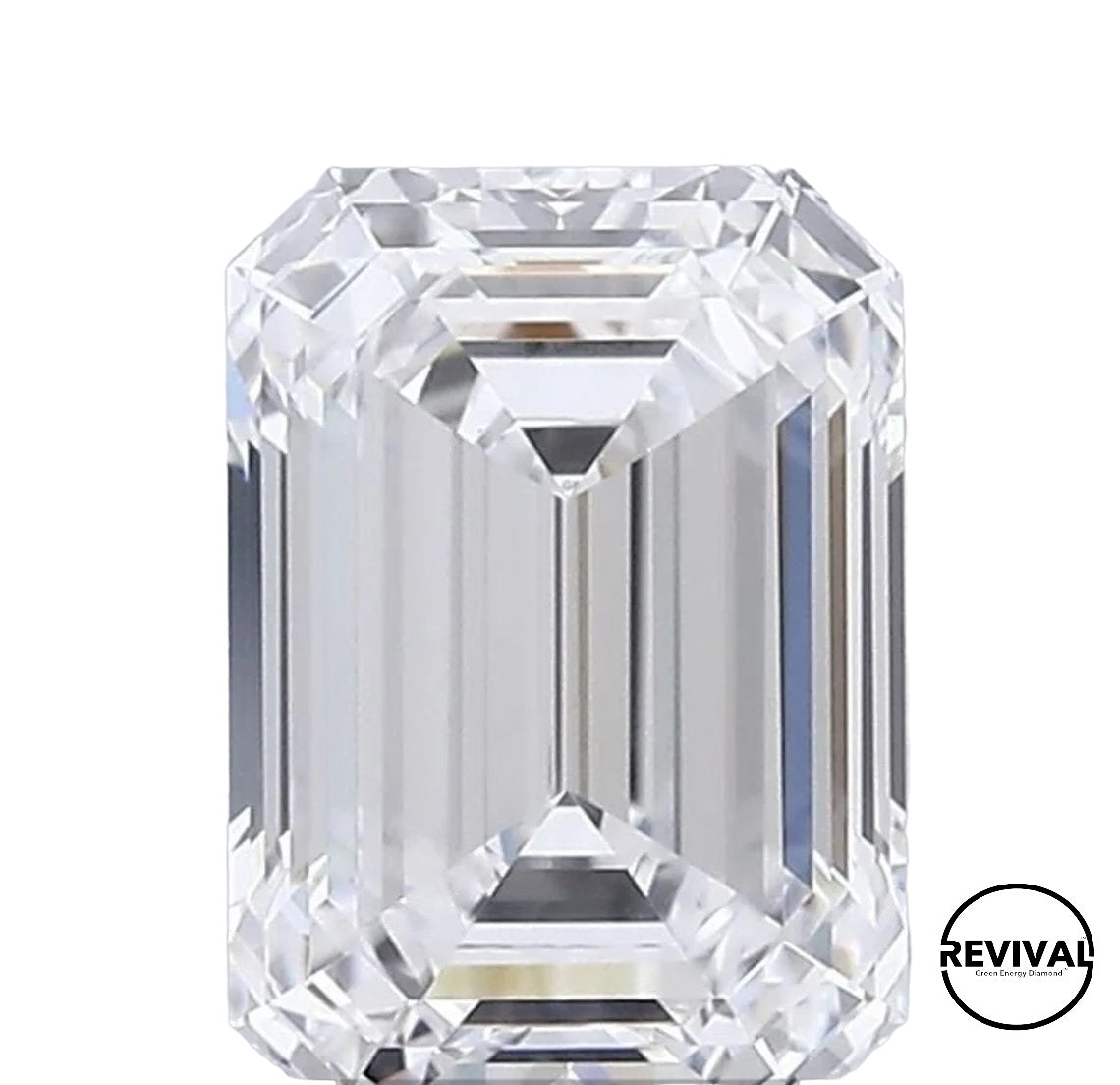 2.00 D VVS2 Emerald Cut-Certified Lab Grown Diamond, CVD, Loose Diamond for Engagement Ring or Jewelry