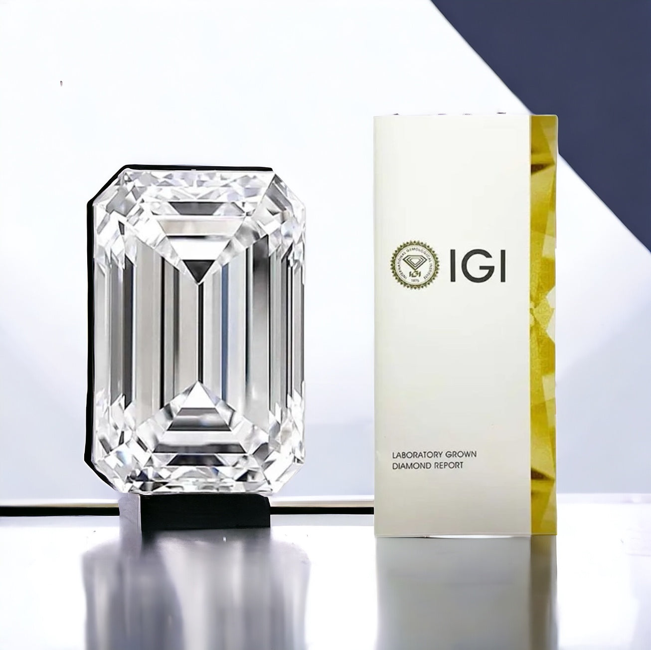 1.75 D VS1 Emerald Cut-Certified Lab Grown Diamond, CVD, Loose Diamond for Engagement Ring or Jewelry