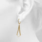 Lab Diamond Accented Fashion Drop Earrings