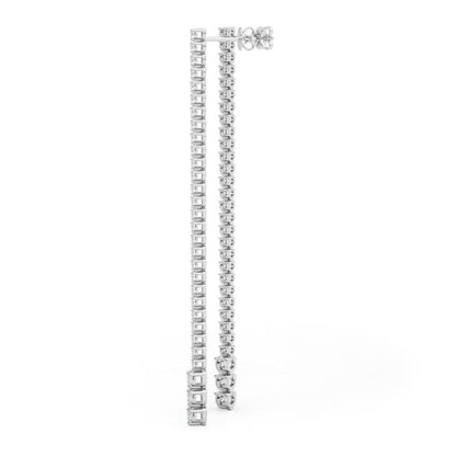 Lab Diamond Drop Earrings