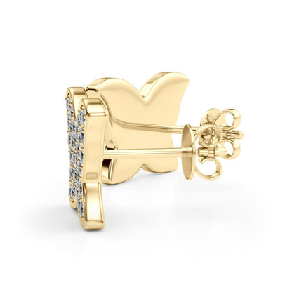Pavé Butterfly Lab Diamond Earrings