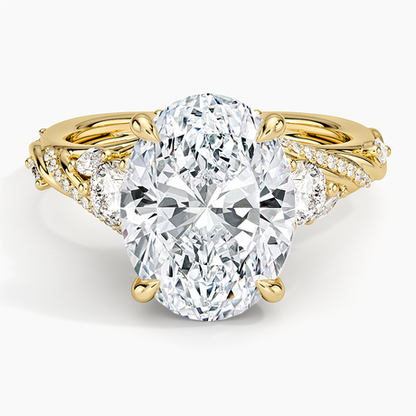 Begonia Vine Three Stone Diamond Ring (2/3 ct. tw.)