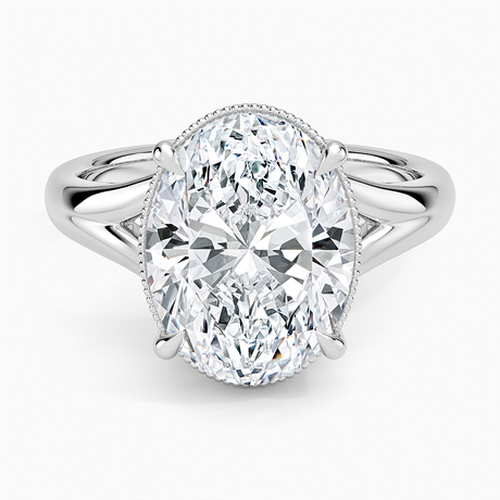Cora Split Shank Solitaire Ring