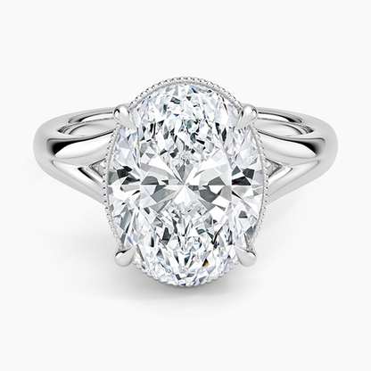 Cora Split Shank Solitaire Ring