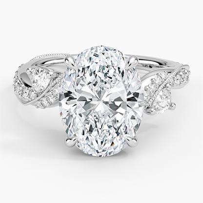 Grand Camellia Diamond Ring