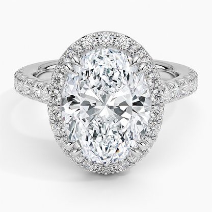 Sienna Halo Half Coverage Diamond Ring (2/3 ct. tw.)