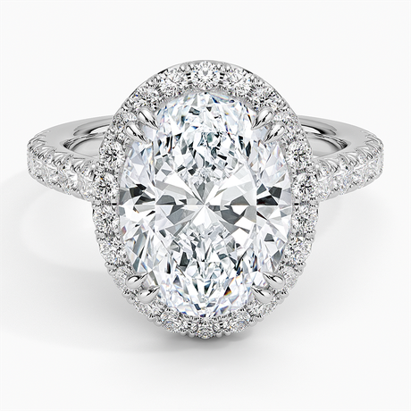 Sienna Halo Half Coverage Diamond Ring (2/3 ct. tw.)