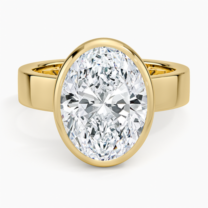Peyton Bezel Diamond Solitaire Ring