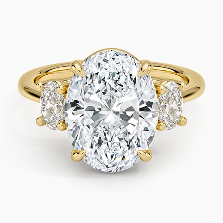 Oval-Cut Three Stone Diamond Ring (1/2 ct. tw.)