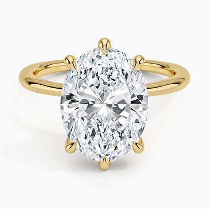 Freesia Six-Prong Solitaire Ring