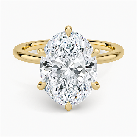 Petal Six Prong Diamond Ring