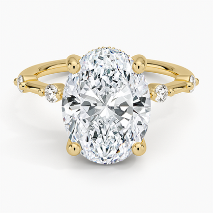 Aimee Hidden Halo Diamond Ring