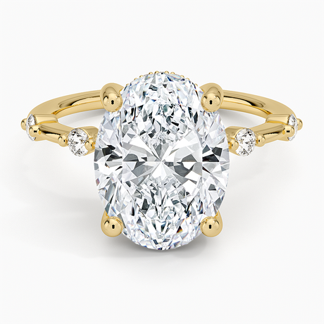 Aimee Hidden Halo Diamond Ring