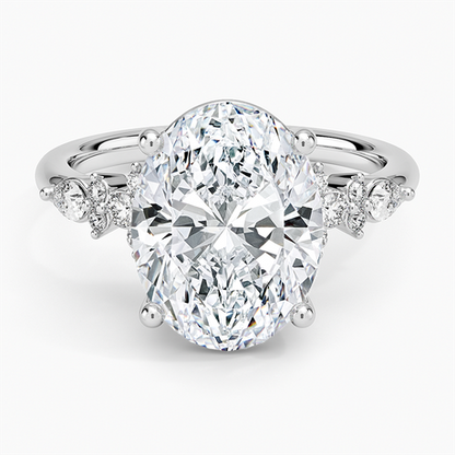Rosette Diamond Ring