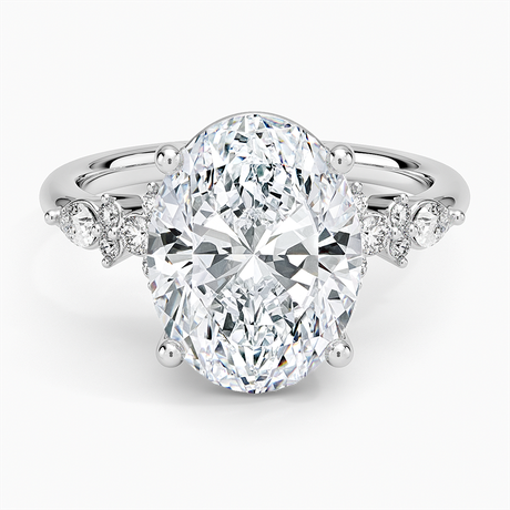 Rosette Diamond Ring