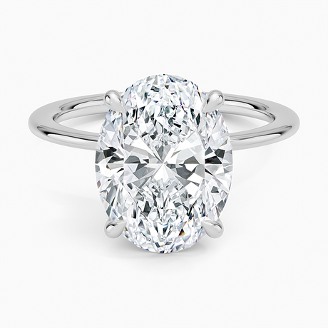 Petite Secret Halo Diamond Ring