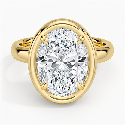 Andrea Bezel Prong Ring