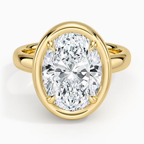 Andrea Bezel Prong Ring