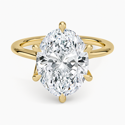 Delilah Twist Solitaire Ring