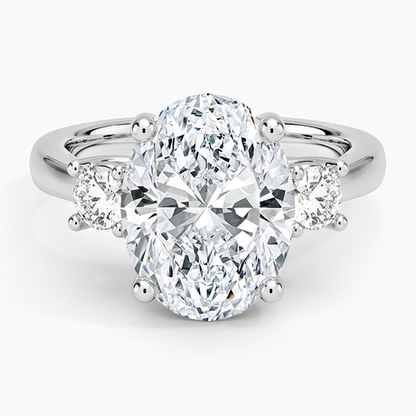 Petite Three Stone Trellis Diamond Ring (1/3 ct. tw.)
