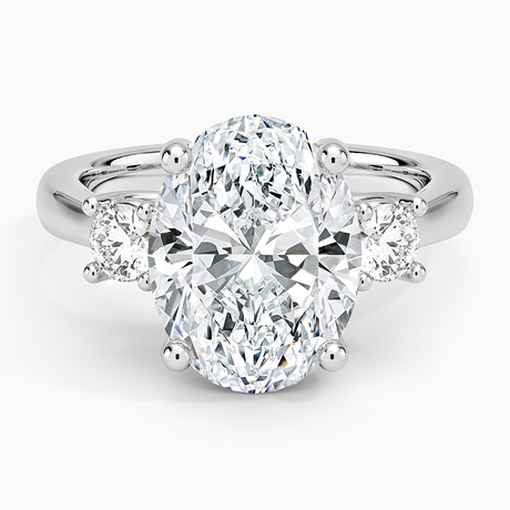 Petite Three Stone Trellis Diamond Ring (1/3 ct. tw.)