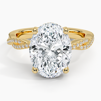 Adorned Luxe Petite Twisted Vine Diamond Ring
